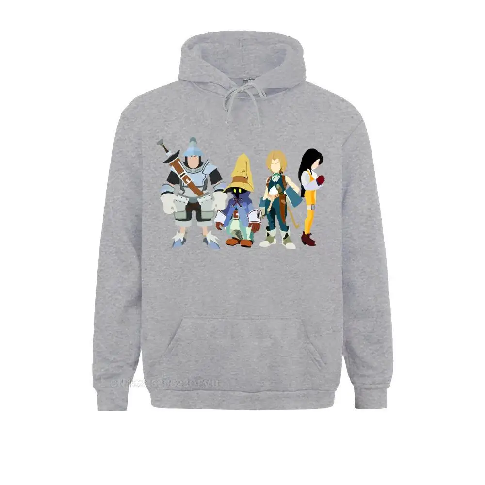 Свитер финал Фэнтези Ix для видеоигр Мужской Хлопковый Модный пуловер толстовка с