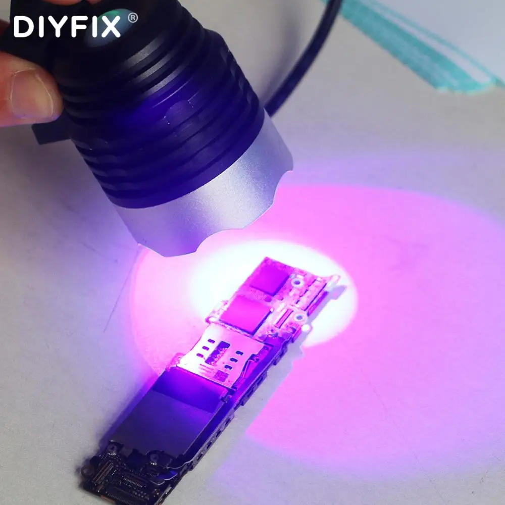 УФ лампа DIYFIX с зеленым маслом светильник быстрой отверждения света для