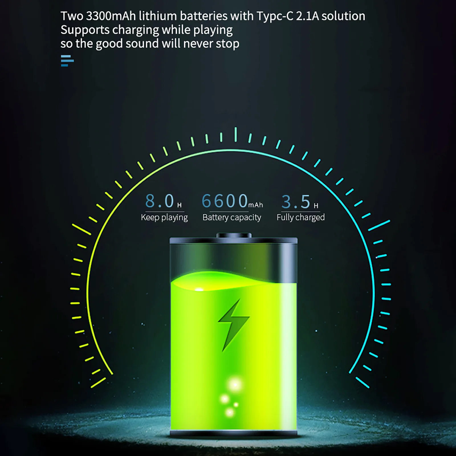 Портативная Беспроводная колонка 60 Вт Bluetooth 5 0 улучшенные басы 360 °