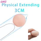 Увеличитель пениса OLO, многоразовые презервативы с шариками, кольца для члена, интимные игрушки для мужчин, интимные игрушки для мужчин