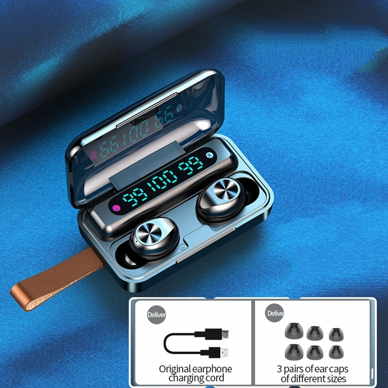 TWS 5 0 Bluetooth наушники сенсорные беспроводные Hi-Fi стерео с шумоподавлением