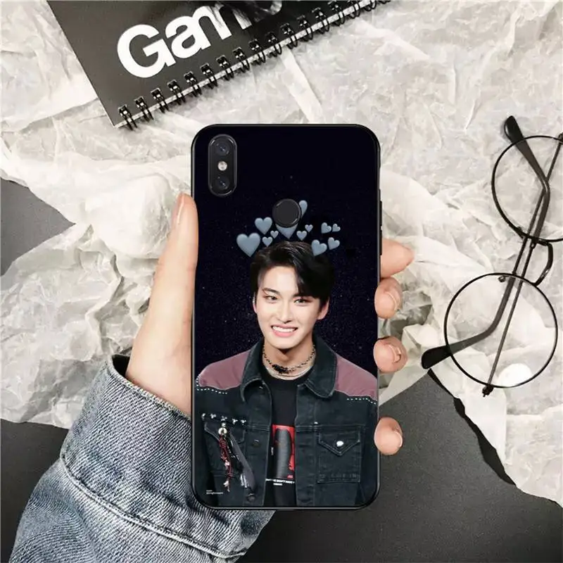 Силиконовый черный чехол FHNBLJ ATEEZ HongJoong SeongHWA для телефона Xiaomi Redmi 5 5Plus 6 6A 4X 7 7A 8 8A 9 Note