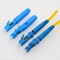 gongfeng 10pcs new lcupc round cable rapid optical fiber quick connector lc indoor fast cold splice free shipping to brazil