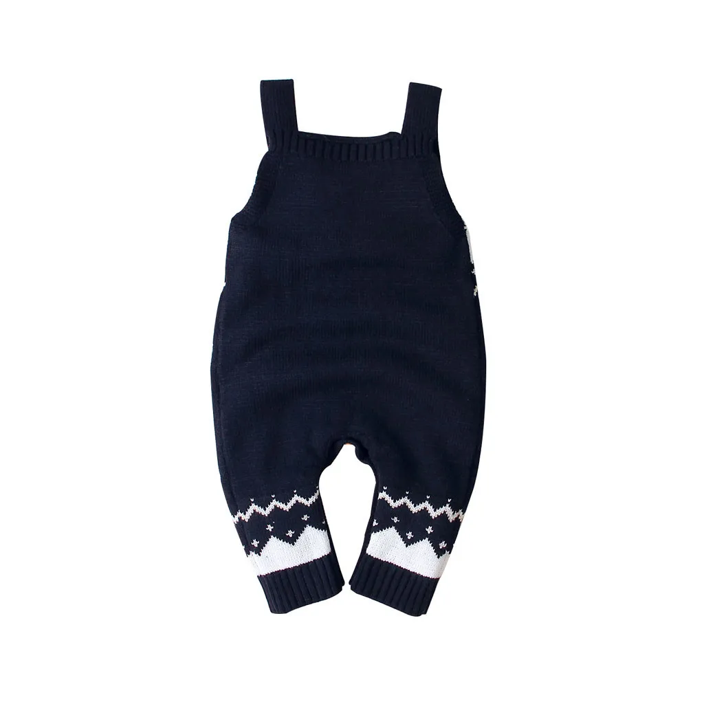 Новый костюм для новорожденных девочек и мальчиков зимняя одежда Рождественский