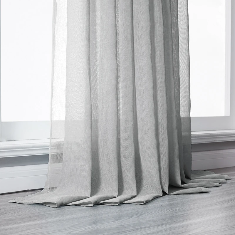 

Luxurious White Chiffon Tulle Curtains For Living Room Tulle Bedroom Curtains For The Room Window Treatment Finished Voile Drape