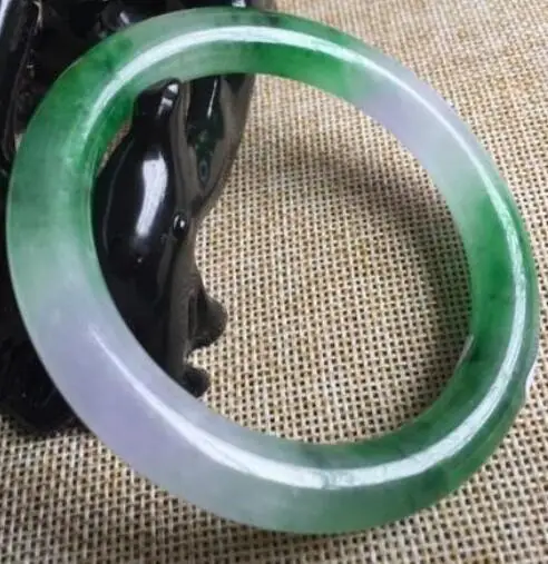 Сертифицированный нефритовый браслет класса А из натурального лавандового