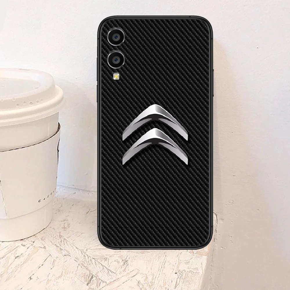

Citroen car Phone Case For Huawei Honor 6A 7A 7C 8 8A 8X 9 9X 10 10i 20 Lite Pro Play black Cover 3D Prime Silicone Funda