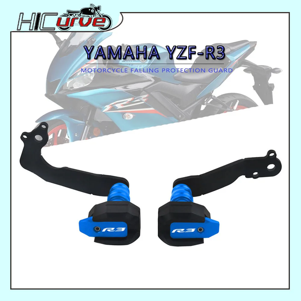 For YAMAHA YZF-R3 YZF R3 YZFR3 2019-2022 2021 Motorcycle Falling Protection Frame Slider Fairing Guard Crash Pad Protector