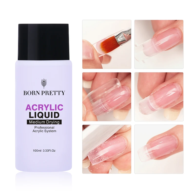 BORN PRETTY профессиональная жидкость для дизайна ногтей акриловая наращивания