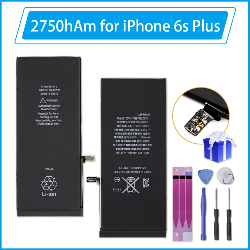 FVBH мобильная телефонная батарея для iPhone 6S Plus 2750hAm замена литиевой батареи Высокая