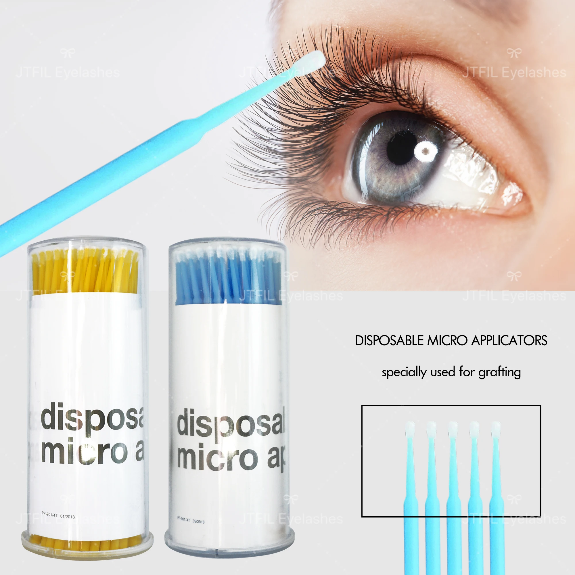 Micro Brush Disposable Makeup Brushes Durable Microbrush Applicator Eyelash Extensions Make Up Tool | Красота и здоровье