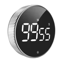 magnetic digital timer for kitchen cooking shower study stopwatch led counter alarm remind manual electronic countdown