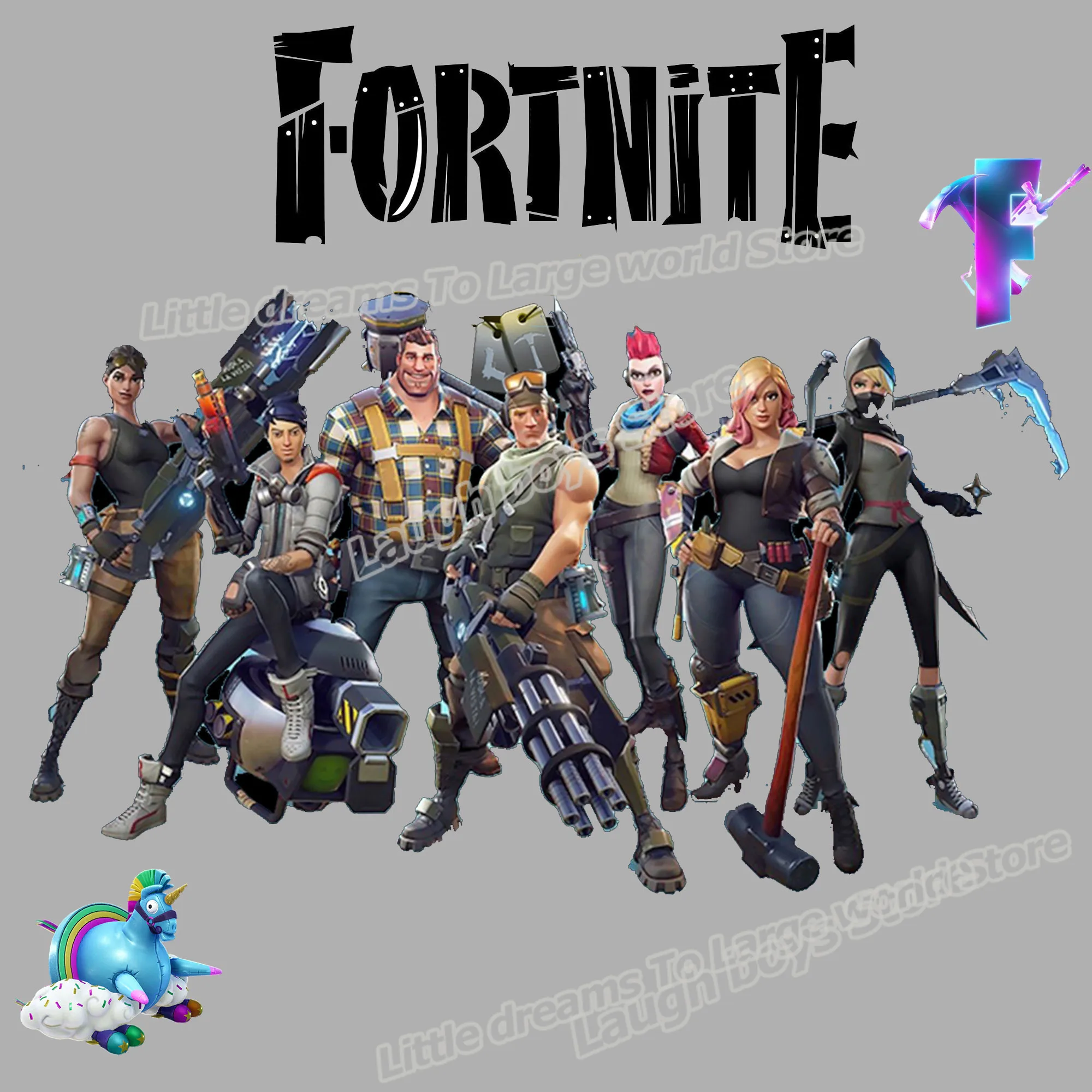 Наклейки на одежду Fortnite с утюгом Ворон Мидас крепость ночная переводная наклейка