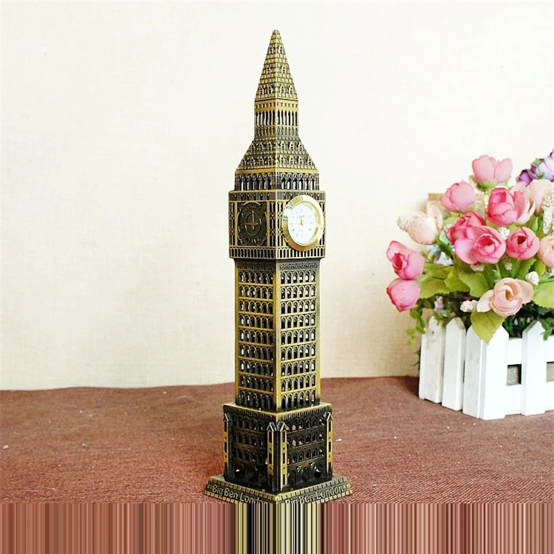 Часы Big Ben YWSM09C модель из сплава для домашнего декора|Статуэтки и миниатюры| |