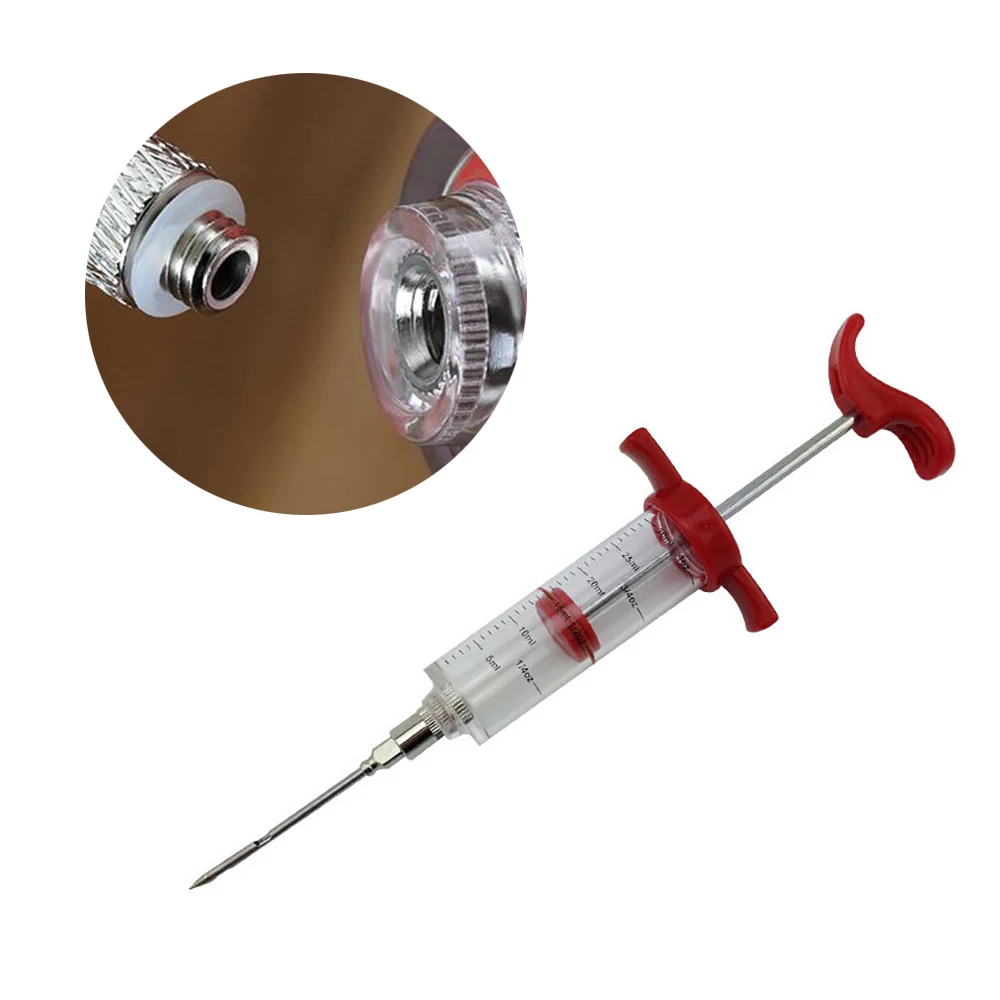 Нержавеющая сталь иглы кулинарный шприц для специй маринад инжектор вкус специи