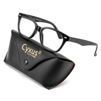 cyxus blue light filter computer glasses for blocking uv headache transparent lens gaming glasses unisex 8087