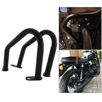 2pcs black motorcycle engine guard crash bar vehicle accessories for bobber 2017 2019