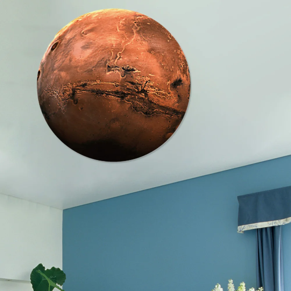 

Fluorescent Wall Stick The Universe Planet Galaxy Children Room Bedroom Luminous Wall Stickers 10x10cm (Mercury)