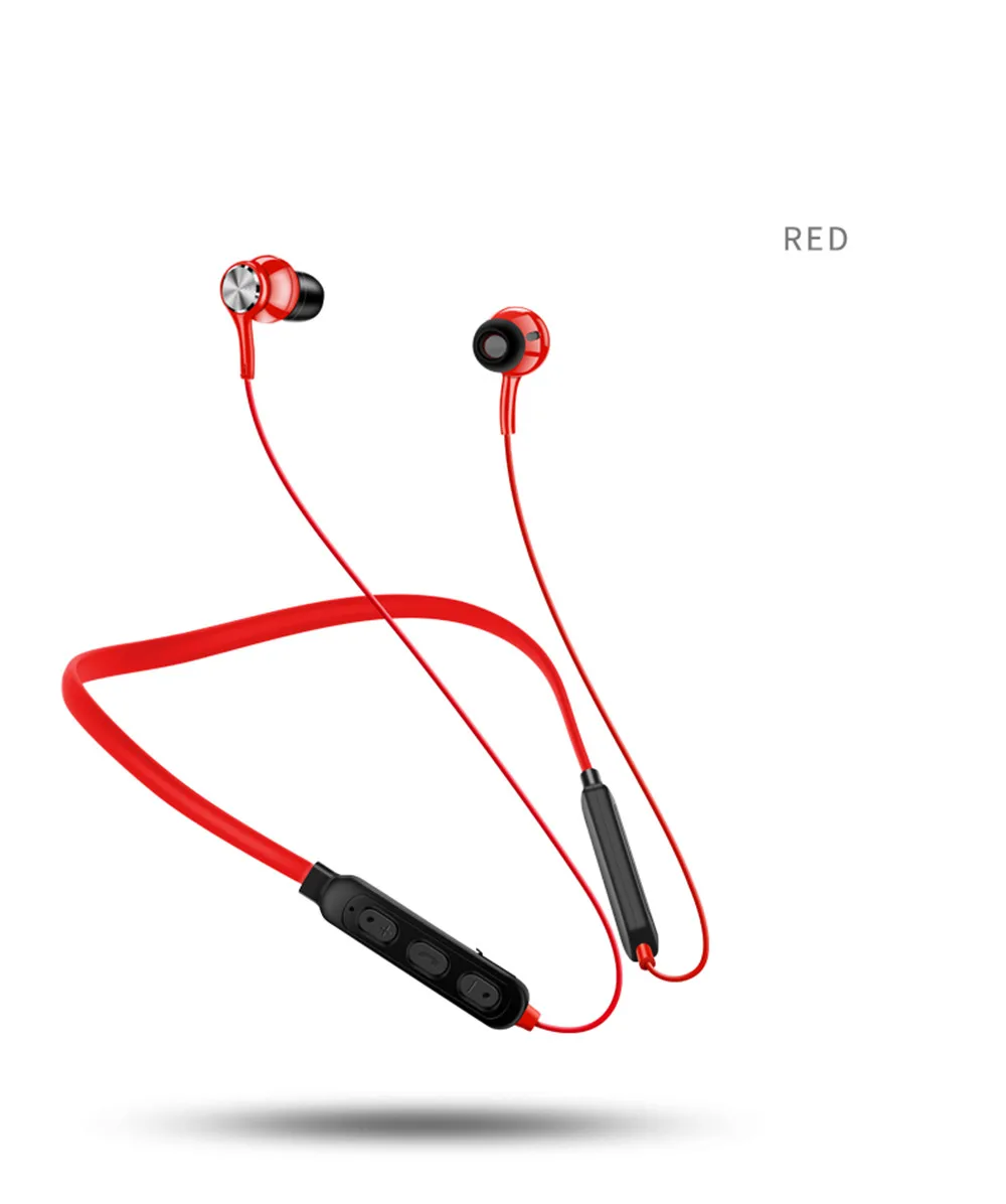 Bluetooth V4.2 спортивные Hi-Fi наушники беспроводная гарнитура с микрофоном магнитные