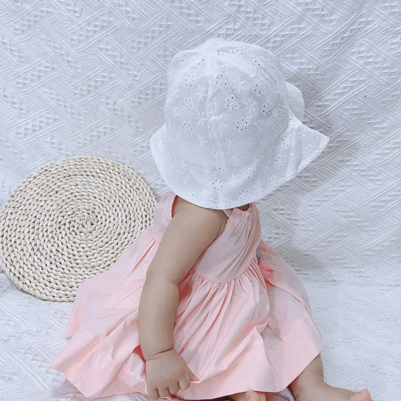 Новые летние детские солнцезащитные шляпы для девочек с большими полями шляпа в