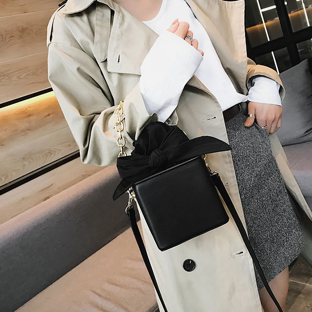 Женская сумка складная маленькая квадратная посылка в виде цветка модная