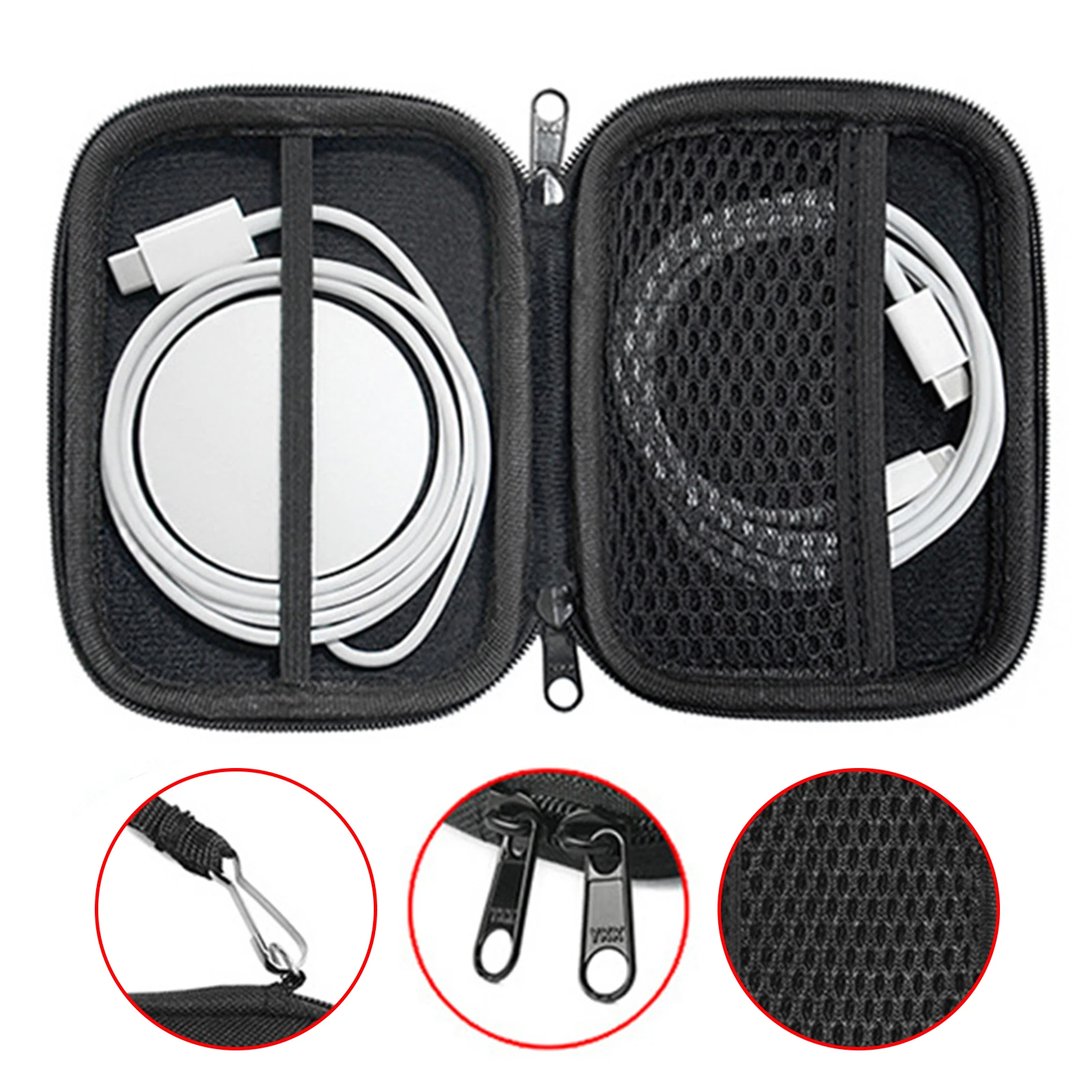 

Wireless Charger Storage Bag Protective Case hard bag for iPhone12 MagSafe