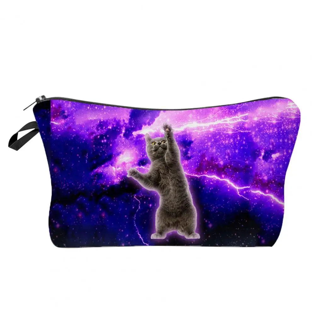 

Cosmetic Bag 3D Colorful Print Large Capacity Storage Multipurpose Lightweight Travel Handbag Pouch Women's cosmetic bag