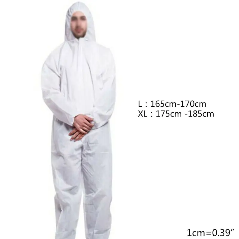 

Disposable Coveralls Clothing Protective Safety Overalls Suit Full Protection