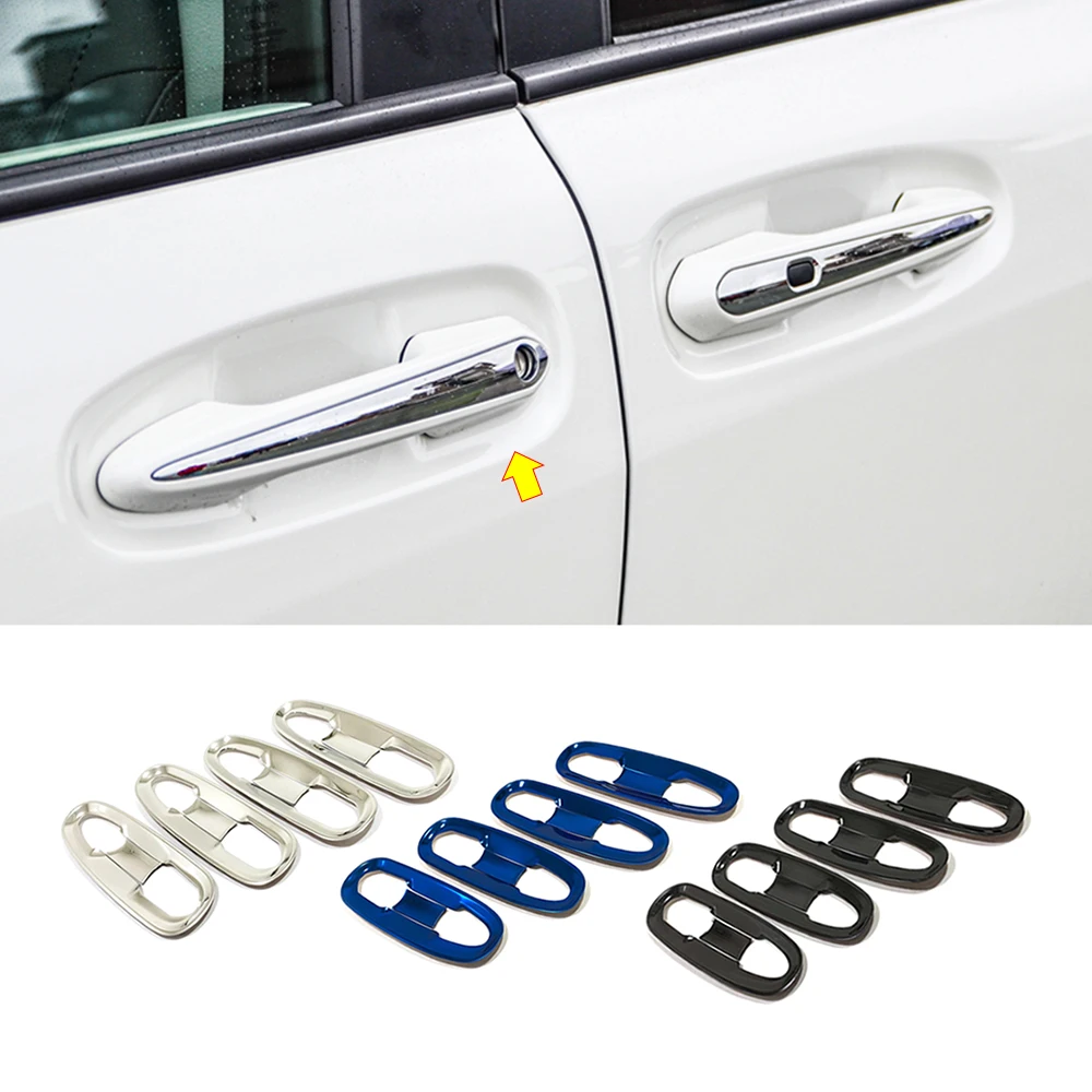

For Toyota SIENNA 2021 2022 Accessories Stainless steel Car Side door handle decor Sticker Cover moulding Decoration 8pcs