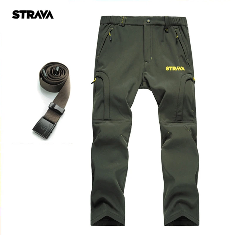 

Men's Jogger Pants Jogging Sportswear Men's Sports Pants Plus Velvet Windproof Waterproof Outdoor Large Size Fleece Trousers