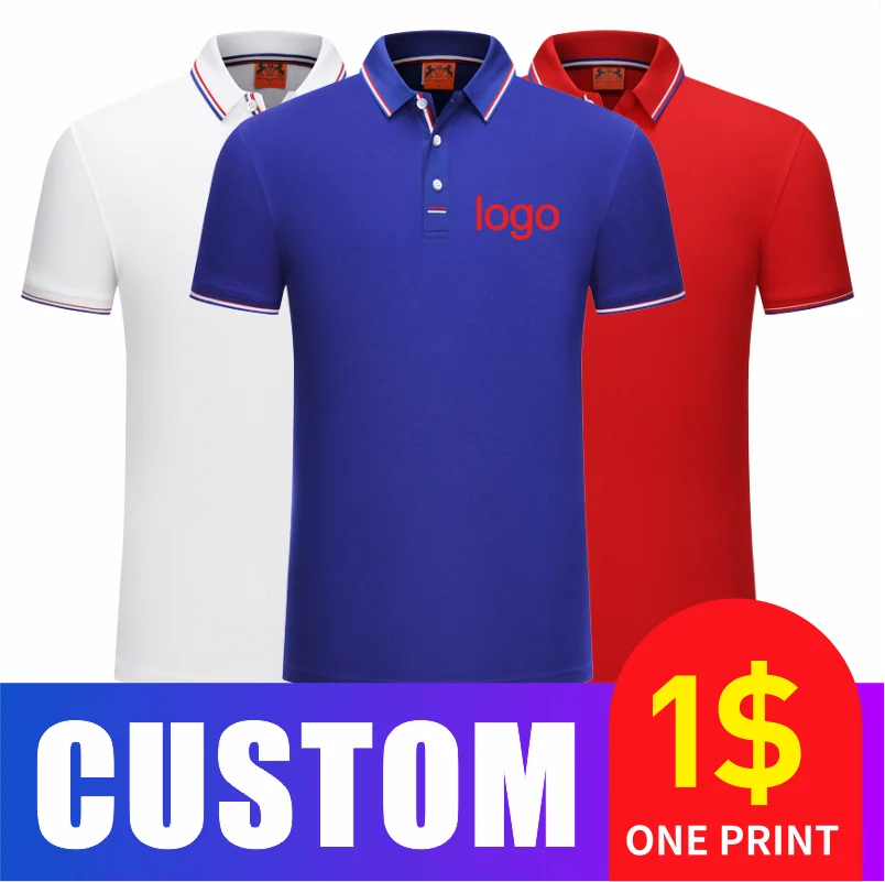 Летняя дышащая мужская рубашка поло с индивидуальным логотипом|Поло| |