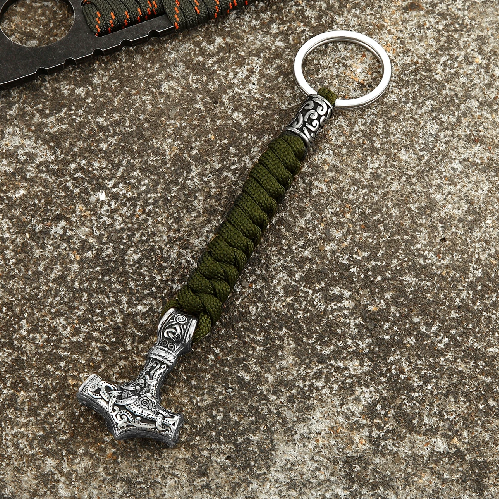 Мужской брелок-амулет Молот Тора из нержавеющей стали | Украшения и аксессуары