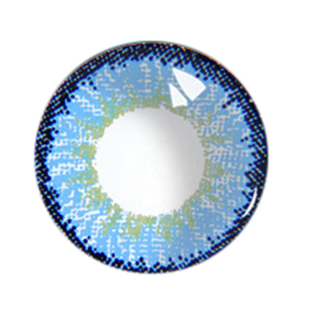 2 шт большой глаз красоты чистые цветные глаза линзы косметические очки для