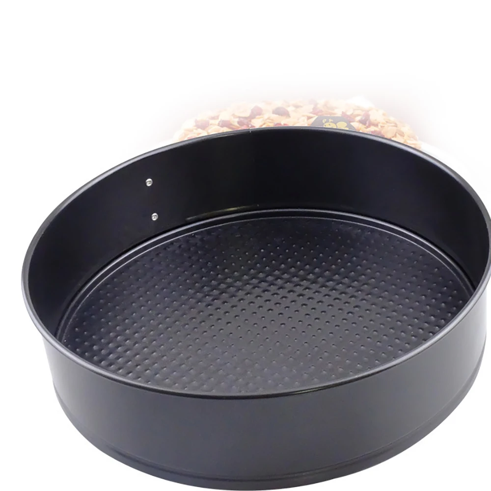 4/6/8/10 дюймов в прямом эфире с пряжкой кекса покрытием круглый противень для