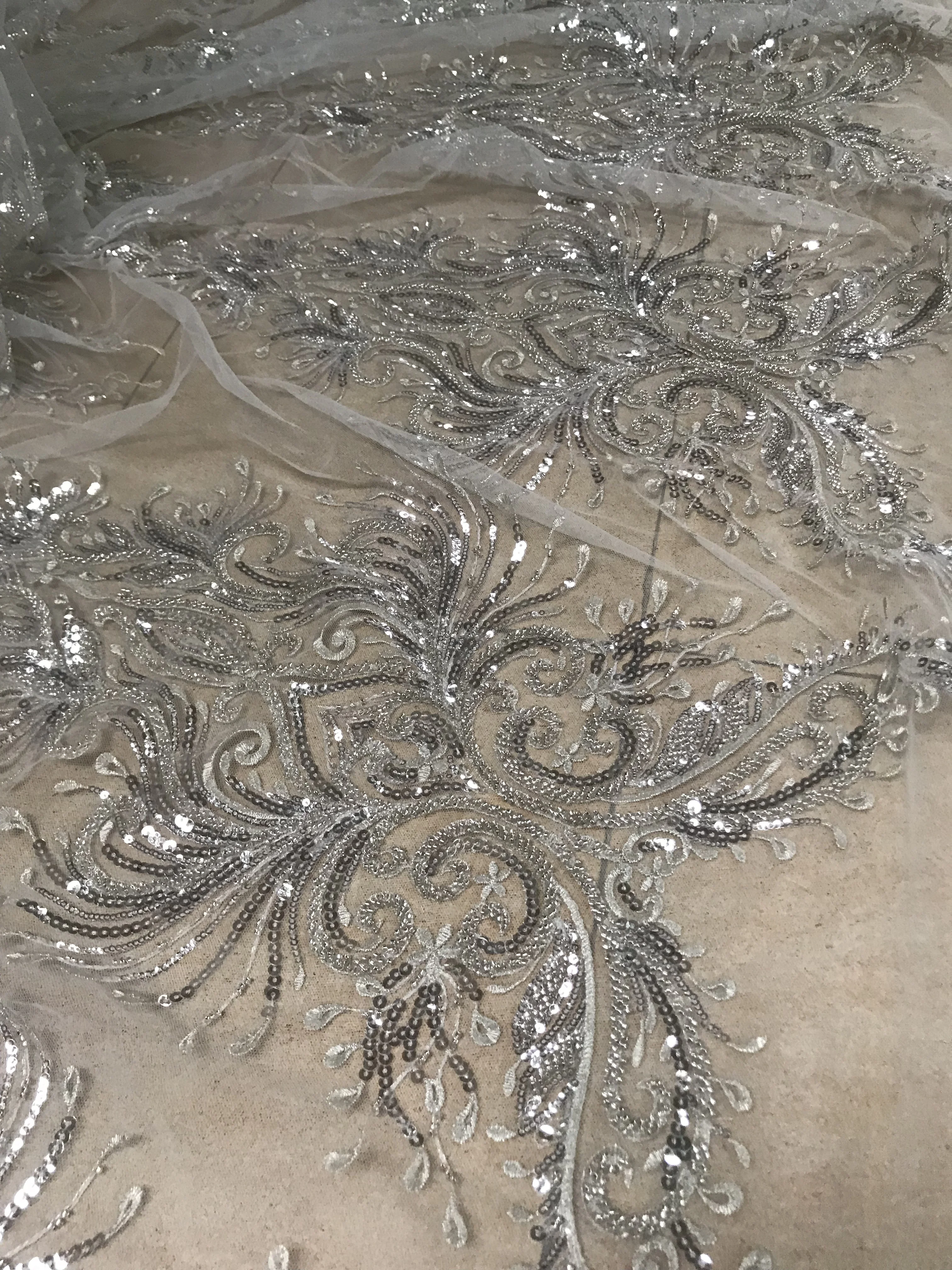 top quality CiCi-32.6806 french lace fabric african with embroidery mesh tulle | Lace