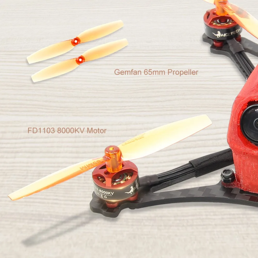 HGLRC зубочистка Parrot120 микро RC FPV гоночный Дрон с камерой PNP F411 2-4S управление полетом 13A 4в1 ESC 1103 кв мотор