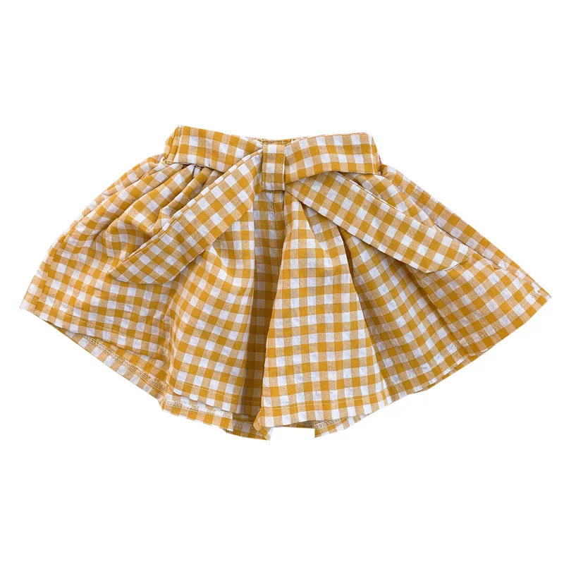 

Children's summer 2021 new girls checked shorts beach pants boys and girls children pants trend