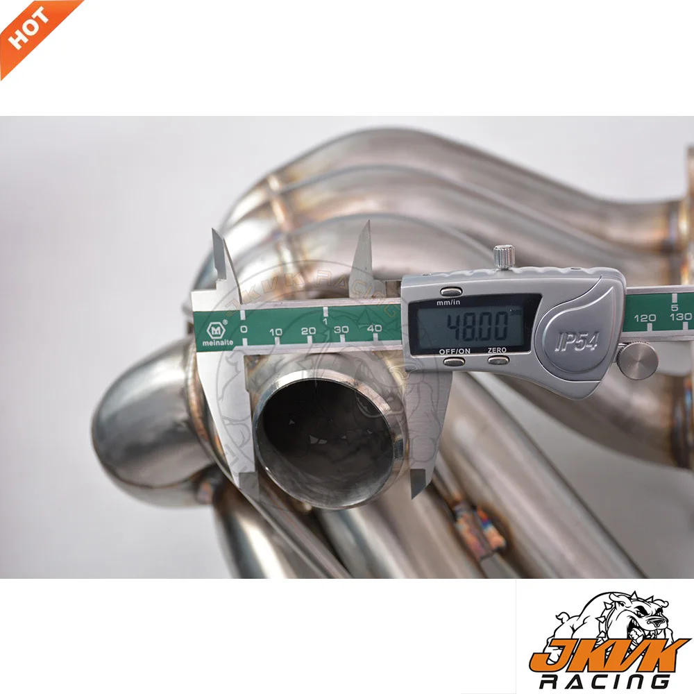 JKVK RACEING 3 мм Паровая труба T3/T4 турбо коллектор для Toy ot 1JZGTE 1JZ VVTi + 44 V полоса