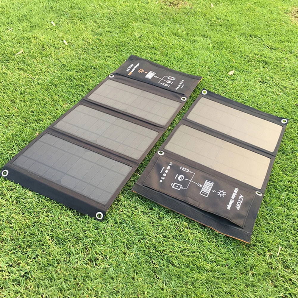 Складная 21 Вт USB зарядное устройство солнечной Панель Портативный складной