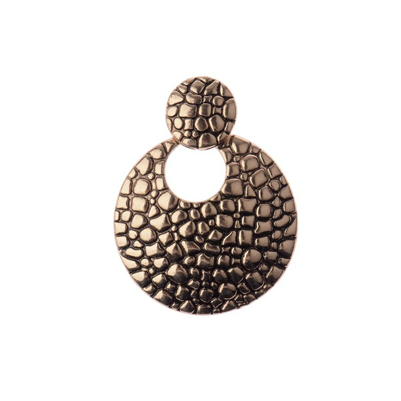 CARTER LISA Женские Геометрические простые металлические круглые Висячие серьги для