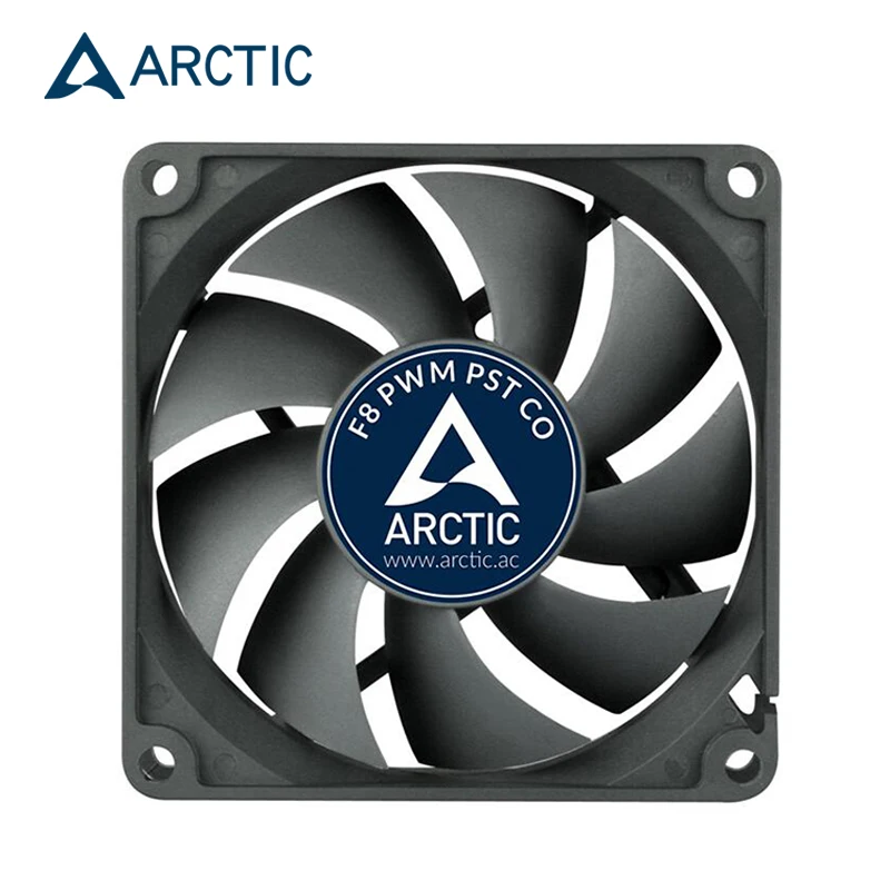 ARCTIC F8 PWM PST CO CPU Радиатор чехол для компьютера 8 см вентилятор 4pin ШИМ контроль