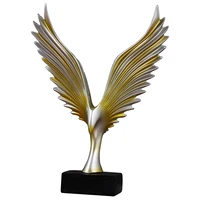 1pc a great hawk spreads its resin ornament realize the ambition eagle statue tabletop decoration ornament for living