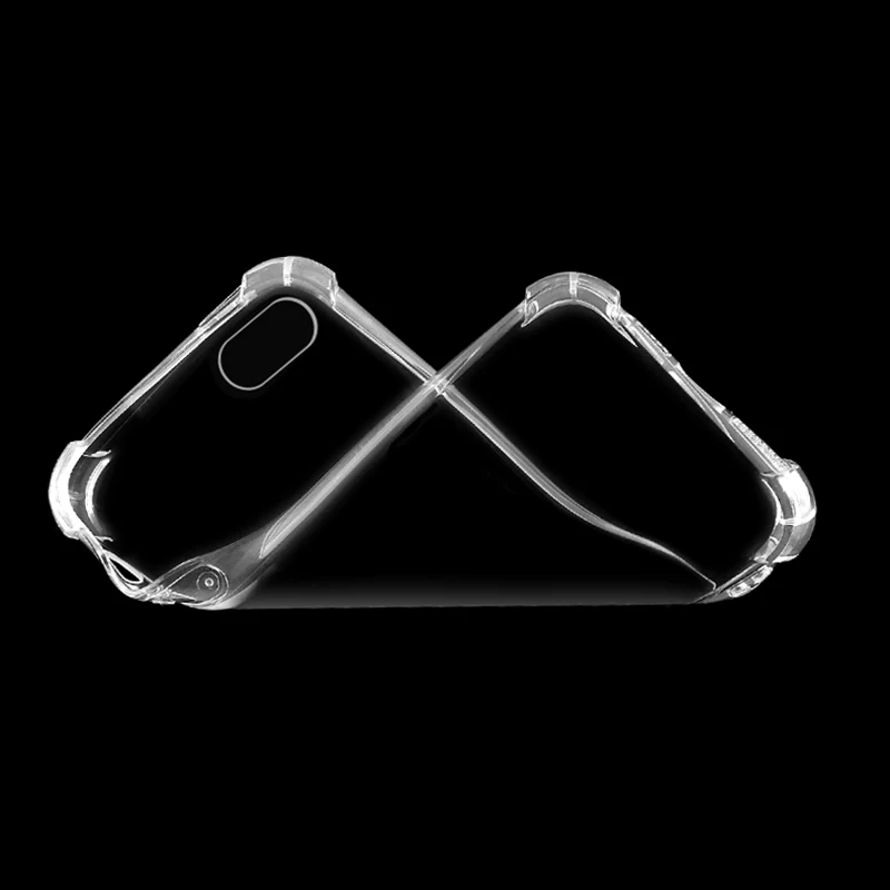 Прозрачный защитный чехол для iPhone 12 Pro XS Max XR кристальная полная защита