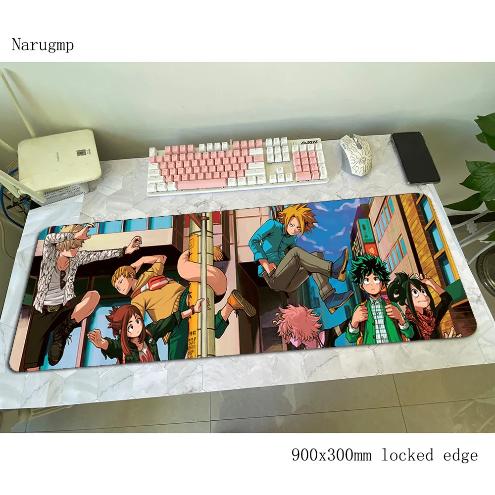 

My Hero Academia mousepad gamer anime 800x300x4mm gaming mouse pad New arrival notebook pc accessories padmouse ergonomic mat