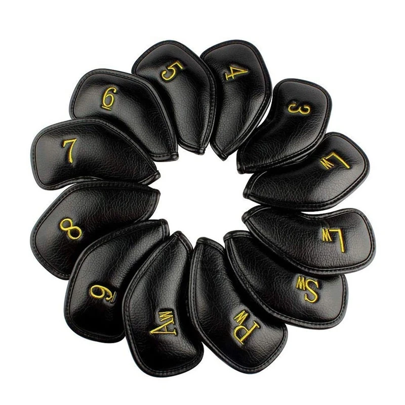 S Head Covers Set Thick Synthetic Leather Headcover Fit All 