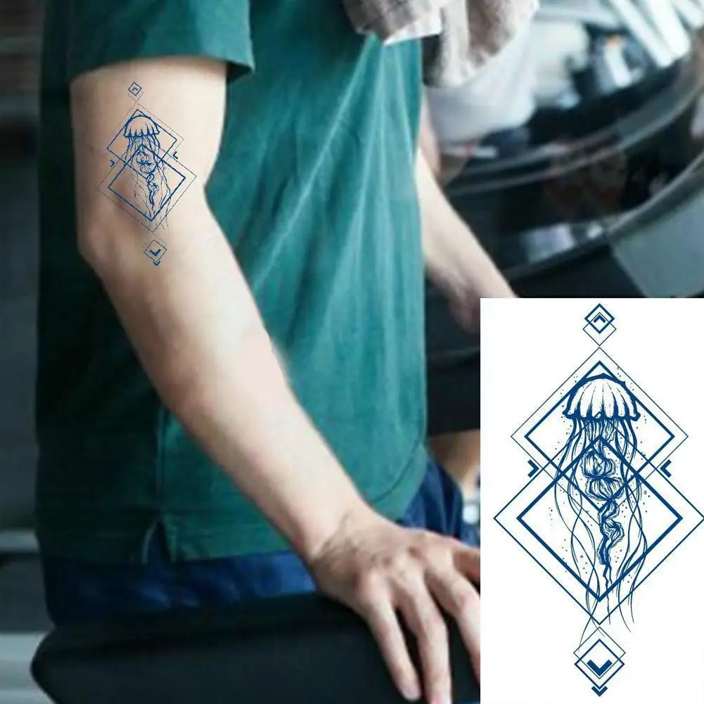 

Полуперманентная тату-наклейка, временная тату-наклейка, флэш-талия, женские Искусственные татуировки, искусство, искусство, сексуальная ц...