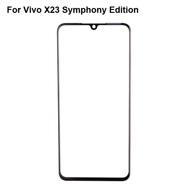 

ДЛЯ Vivo X23 симфония издание передних боковых Стекло внешнее стекло для ремонта линзы сенсорного Экран внешний Стекло без гибкий кабель для ...
