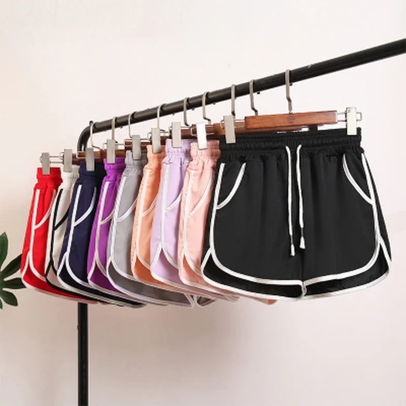 

Plus Size High Waist Shorts Women Patchwork Body Fitness Workout Summer Shorts Female Elastic Loose Casual Shorts