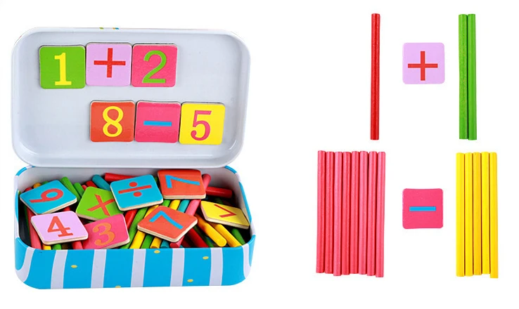 Детские математические игрушки для детей математическая Магнитная помощь