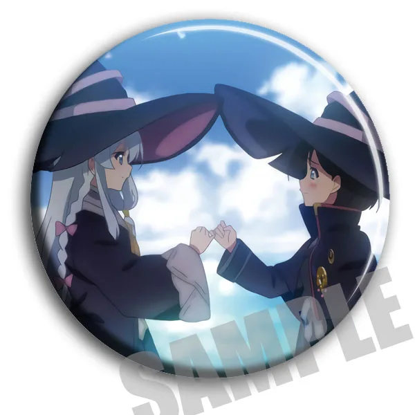 

Wandering Witch The Journey of Elaina Japanese Anime Elaina Metal Badge Brooch Pin Buttons Collection Holiday Gifts Cosplay